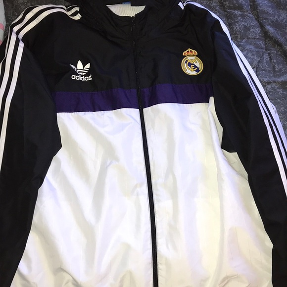 real madrid windbreaker